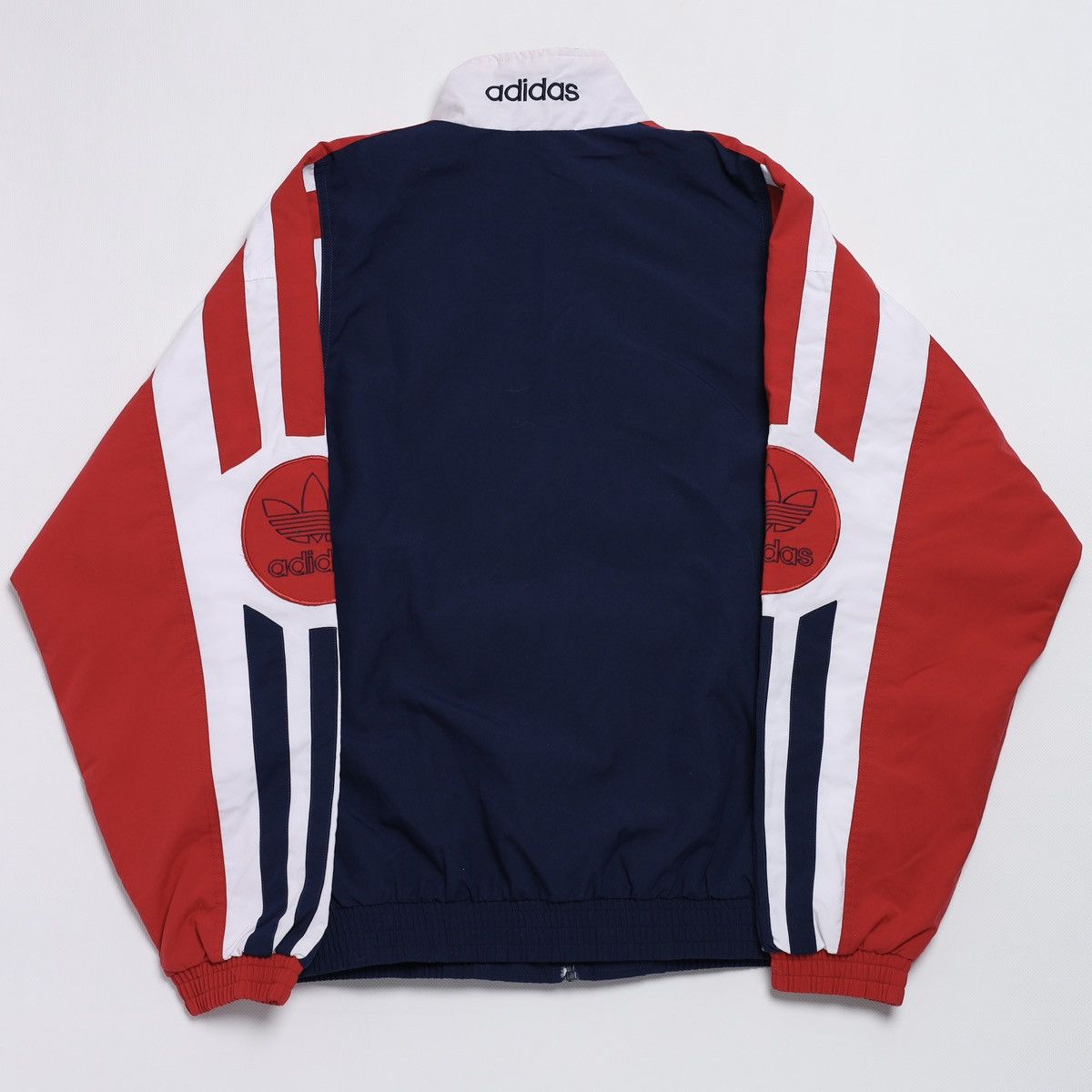 Adidas Vintage Adidas Zip Track Top Light Jacket 90s Red Blue Size US M / EU 48-50 / 2 - 11 Thumbnail