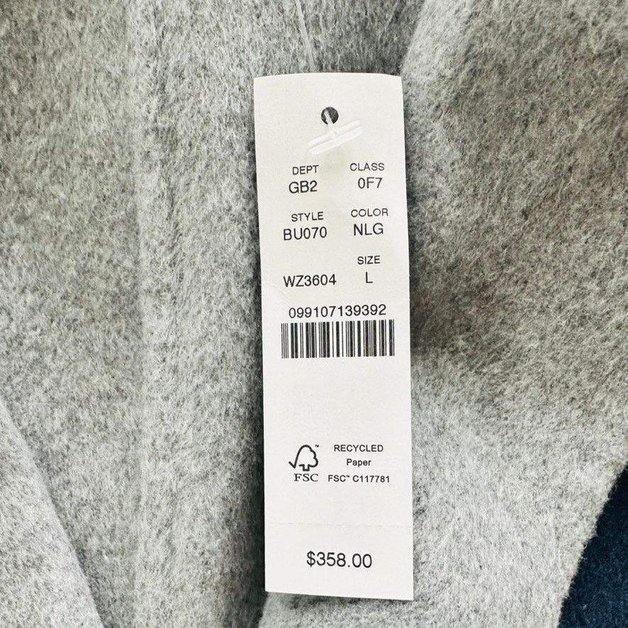 J.Crew J.Crew Harriet Trench Navy Grey Large Double Faced Wool NEW Size L / US 10 / IT 46 - 5 Thumbnail
