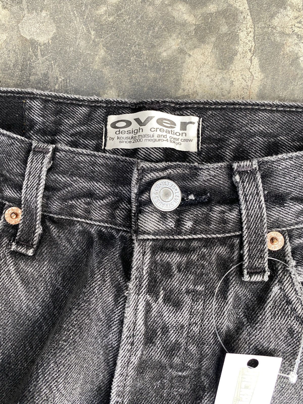 Levi's Vintage🔥Levi’s 501 Over Design Creation By Kousuke Matsui Size US 28 / EU 44 - 7 Thumbnail