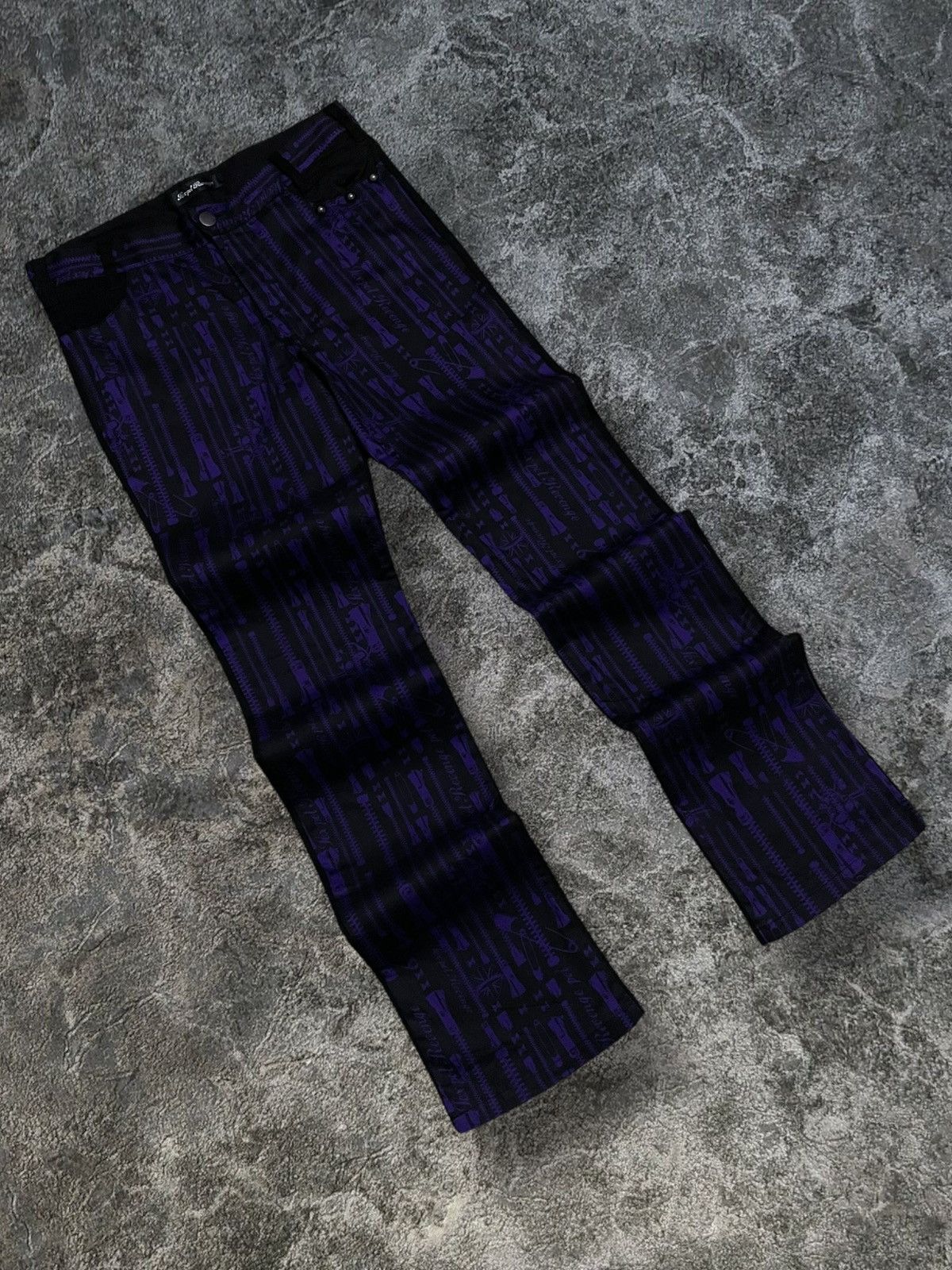 Japanese Brand Vintage 90’s Japan Designer Sex Pot Revenge Iconic Punk Pant Size US 30 / EU 46 - 2 Thumbnail