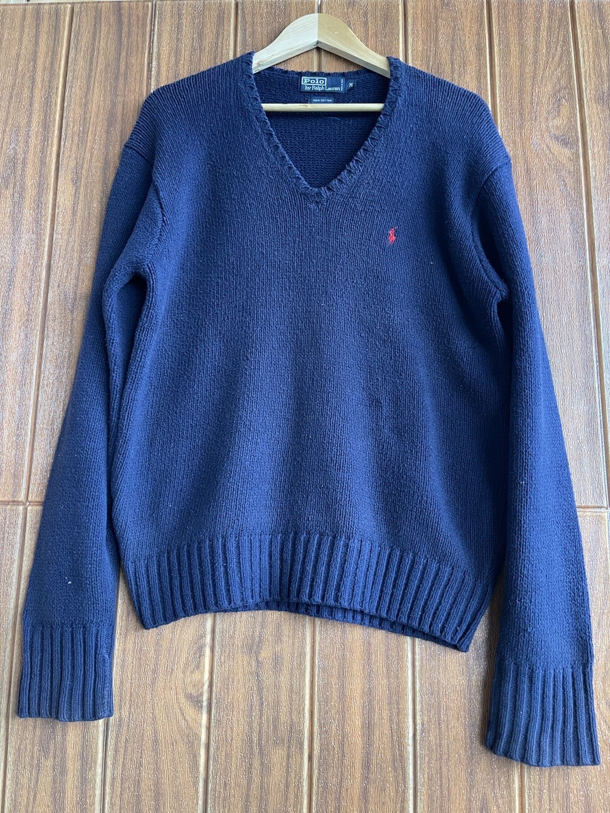 Polo Ralph Lauren Last Drop🔥Rare🔥Vintage Polo Ralph Laurent Sweat Knit Shirt Size US L / EU 52-54 / 3 - 2 Thumbnail
