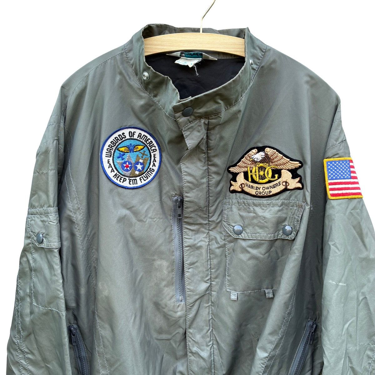 Other Vintage 80s Horizon Jacket Harley Owners Group HOG Warbirds Size US XL / EU 56 / 4 - 5 Thumbnail