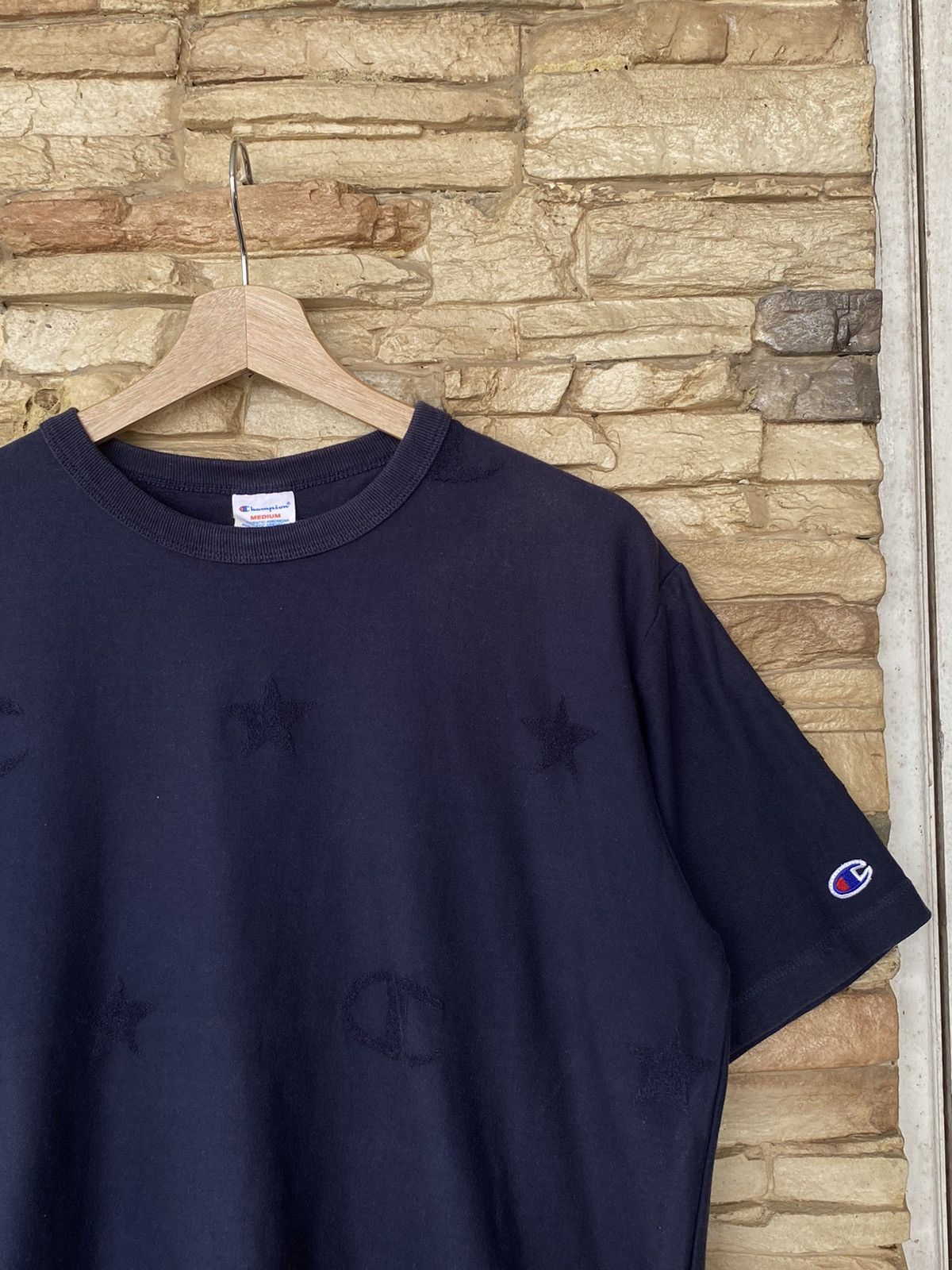 Champion Vintage Champion Embroidered Logo Tees streetwear Size US M / EU 48-50 / 2 - 4 Thumbnail