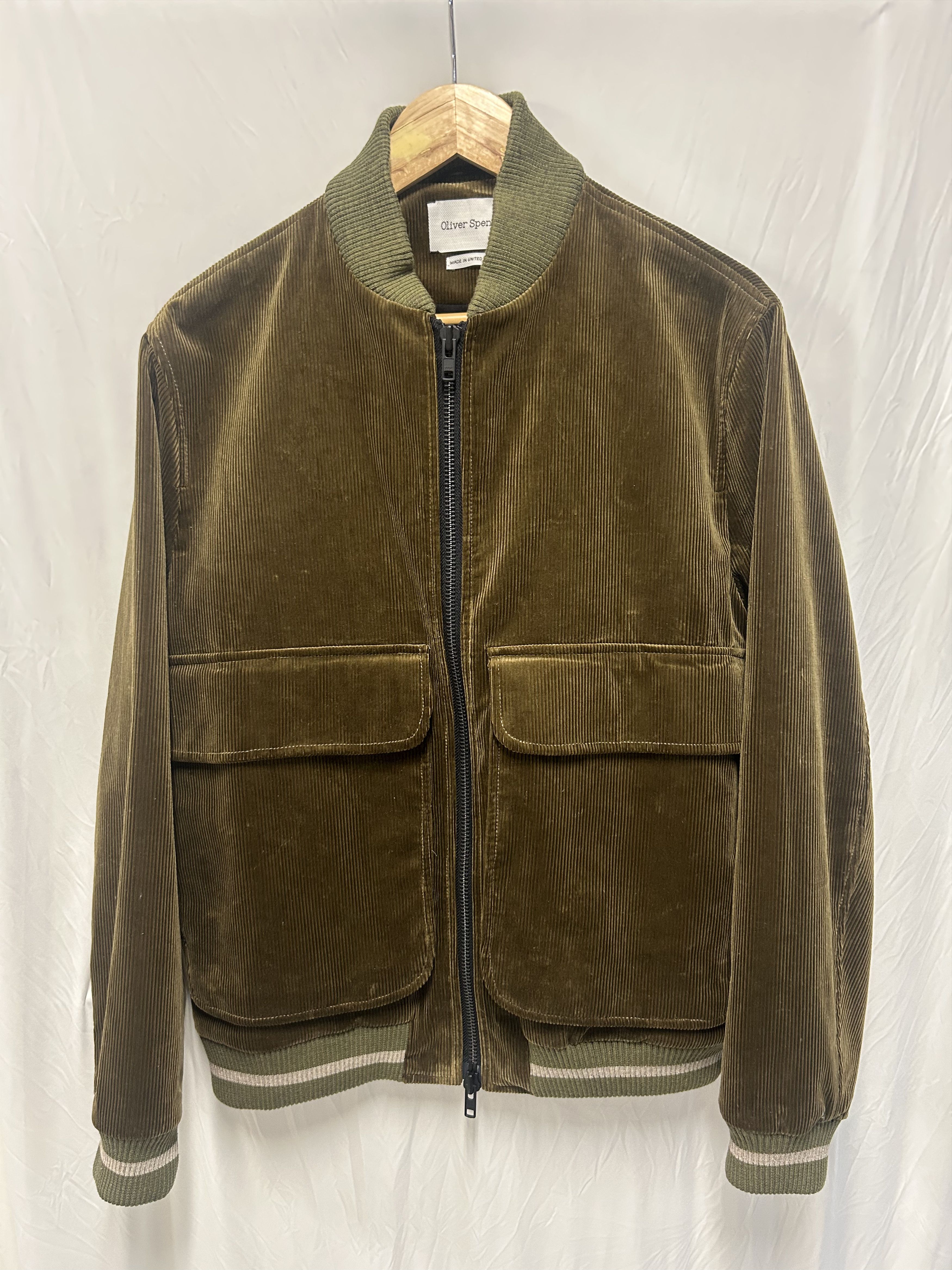 Oliver Spencer Oliver Spencer Corduroy Bomber Jacket Size US S / EU 44-46 / 1 - 1 Thumbnail