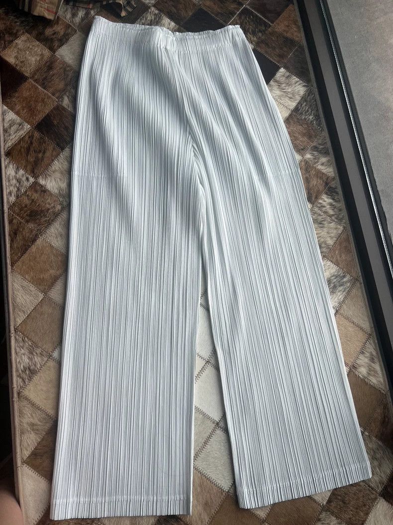 Other Issey Miyake size:3 Ice-white trousers Size 42" / US 20 - 2 Thumbnail