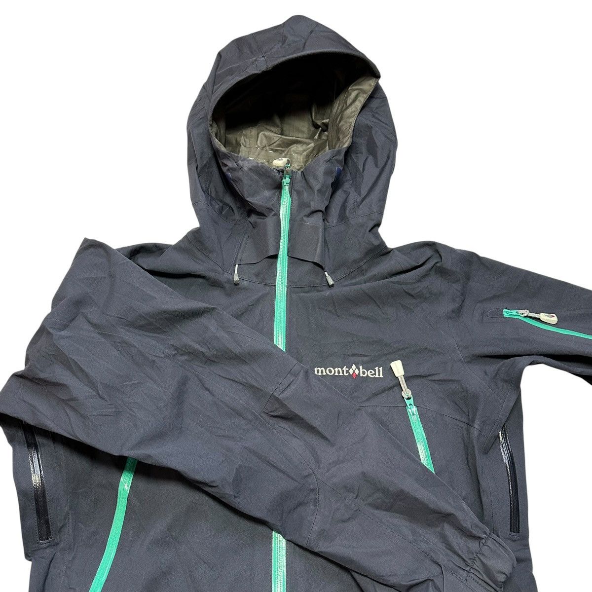 Montbell Montbell 00s Gore-Tex Technical Jacket Aqua-Tect Hooded Size US M / EU 48-50 / 2 - 3 Thumbnail