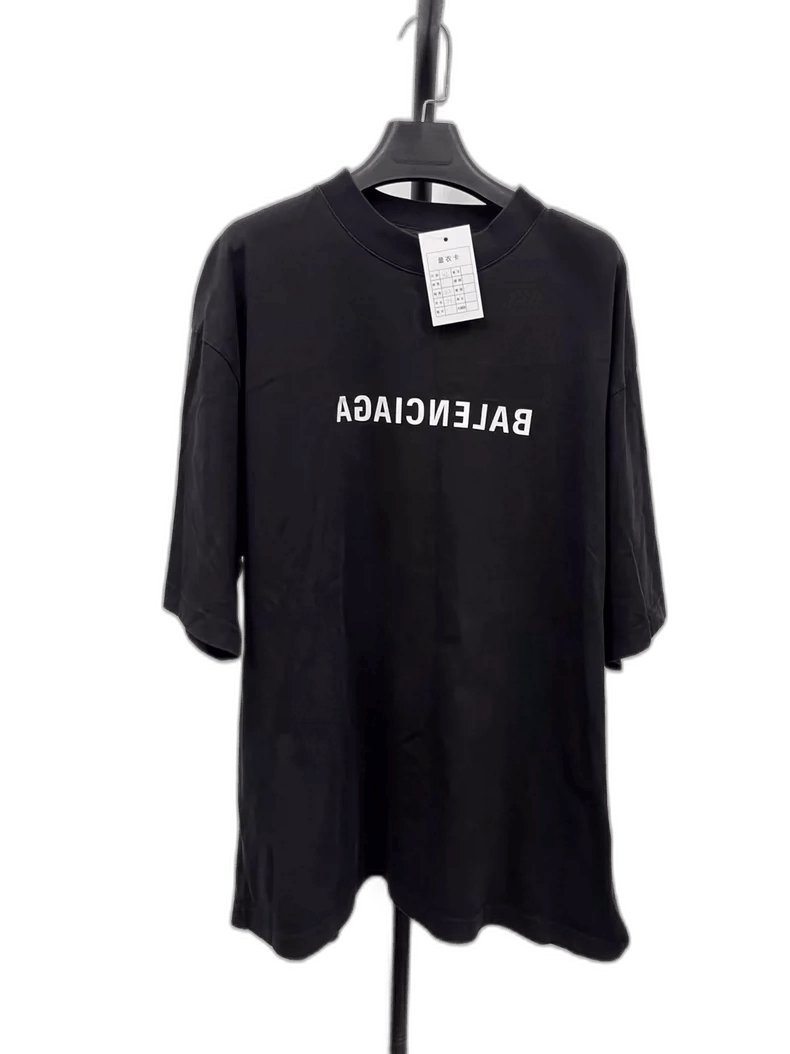Balenciaga Balenciaga Reverse Print Short Sleeve TShirt-2505 Size US XL / EU 56 / 4 - 1 Thumbnail