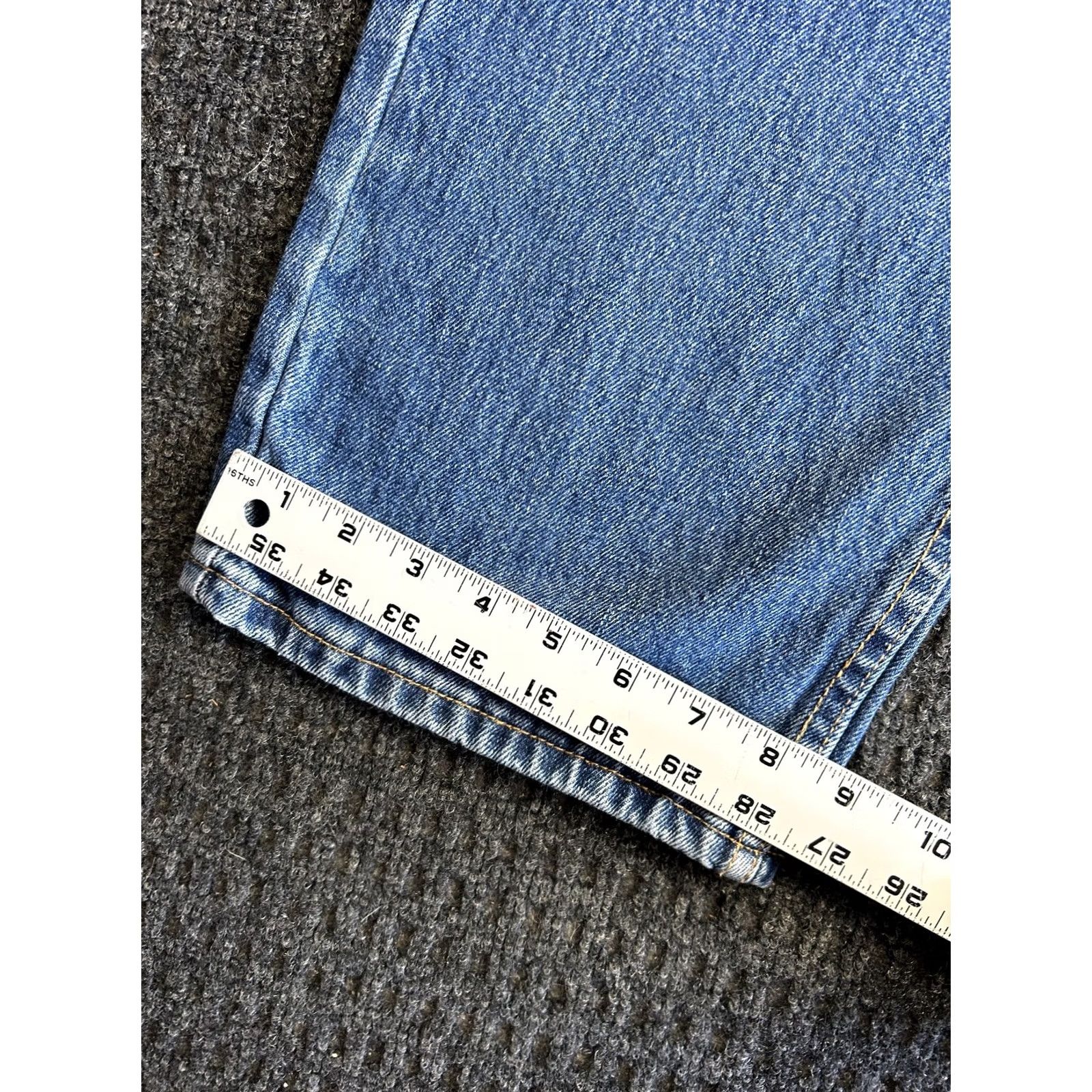Levi's Levi’s 550 Jeans Relaxed Fit Men’s 40 x 30 Light Wash Blue Denim Jeans Logo 5-Pocket Blue Mens Regular Size US 40 / EU 56 - 7 Thumbnail