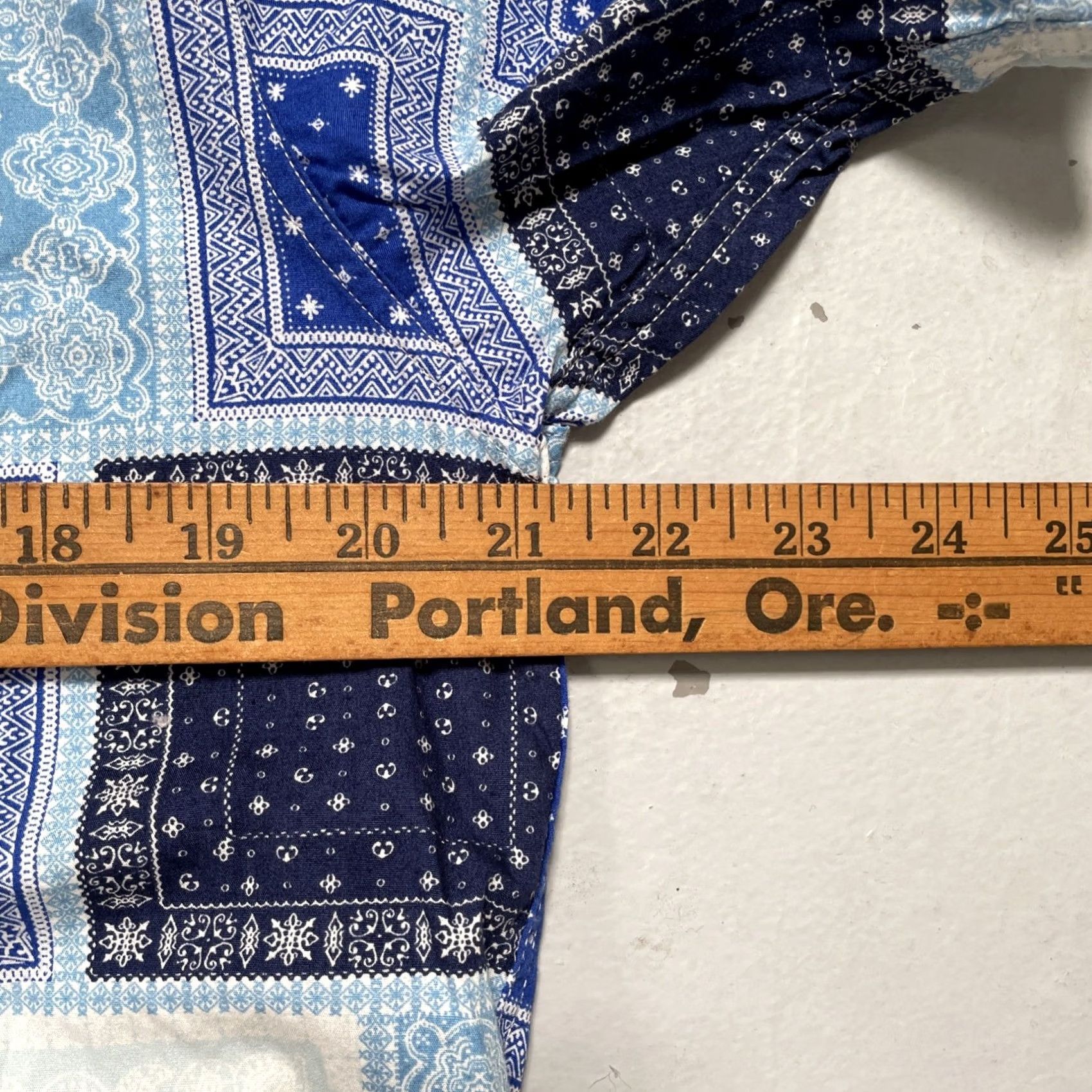 Sugar Cane Sugar Cane Work Shirt M Paisley Pattern Patchwork Light Made In Japan Size US M / EU 48-50 / 2 - 3 Thumbnail