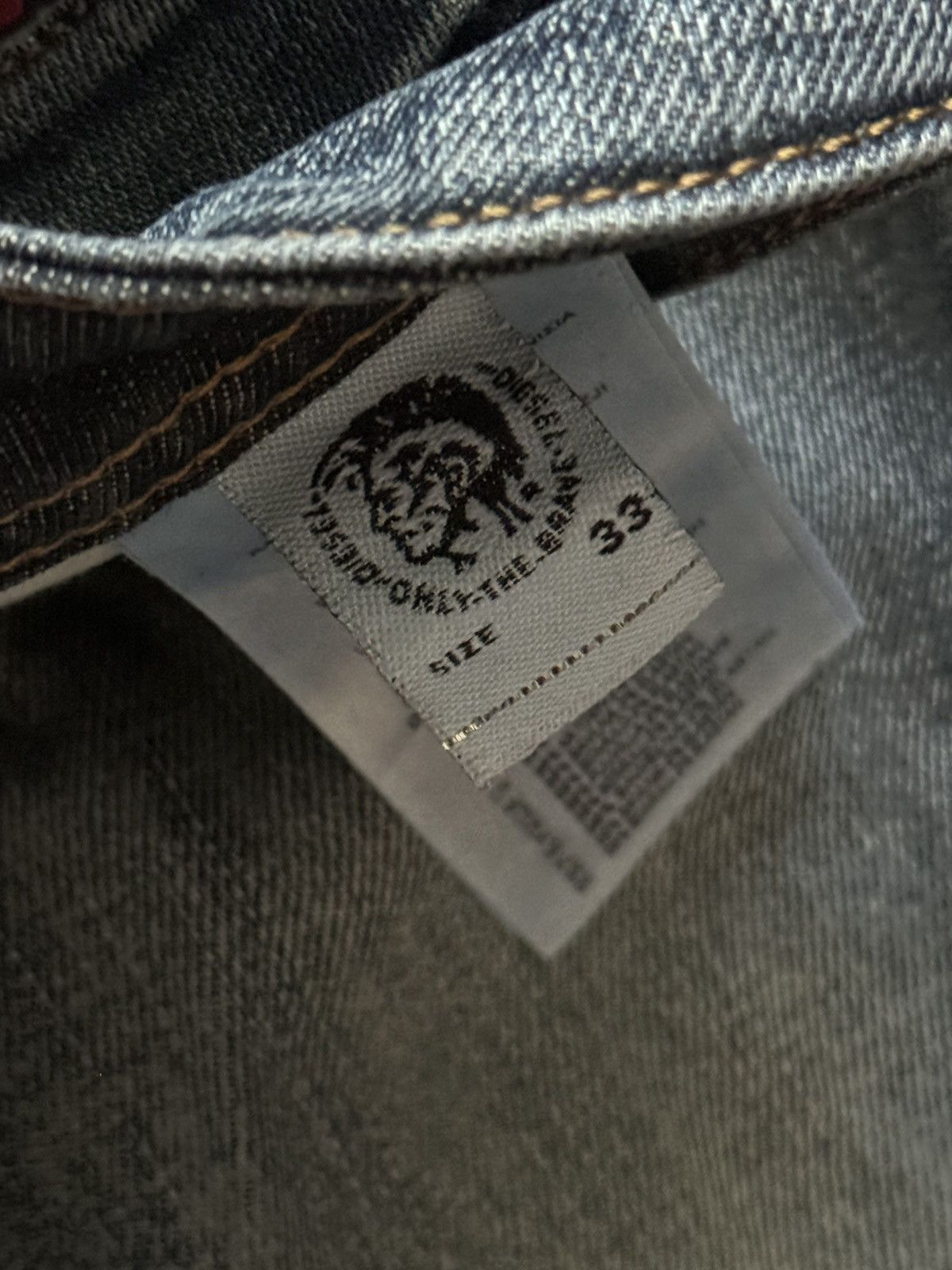 Diesel × Diesel Black Gold Diesel 33/32 thommer blue denim pant trouser Jean chino y2k Size US 33 - 14 Thumbnail
