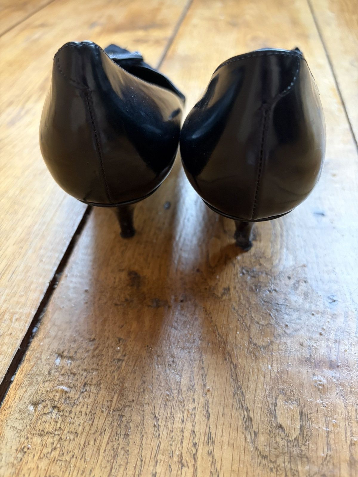Dolce & Gabbana Dolce & Gabbana Black Lace Pumps Heels Charm EU 37.5 Size US 7.5 / IT 37.5 - 15 Thumbnail