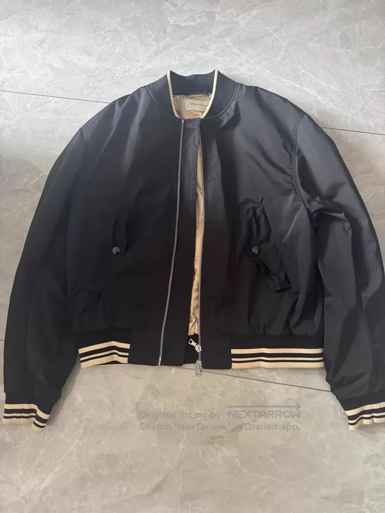Dries Van Noten Dries Van Noten Black Back Zip Jacket Coat Size L / US 10 / IT 46 - 1 Thumbnail