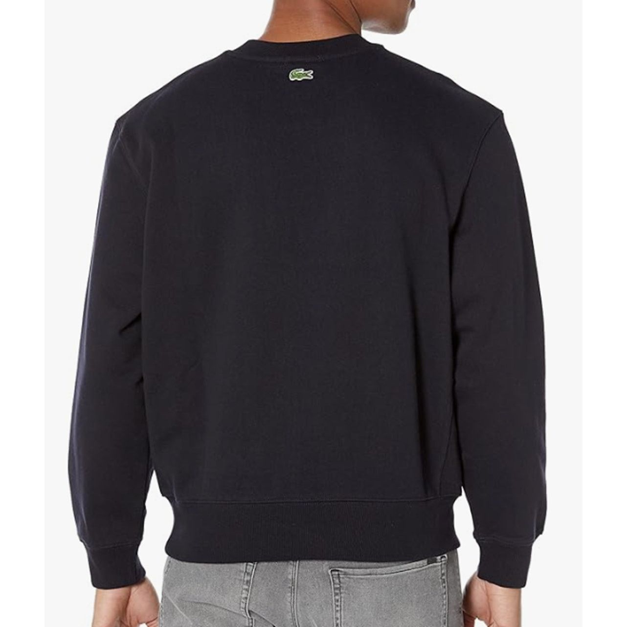 Lacoste Lacoste Men's Long Sleeve Large Croc Sweatshirt Abysm XL Size US XL / EU 56 / 4 - 3 Thumbnail