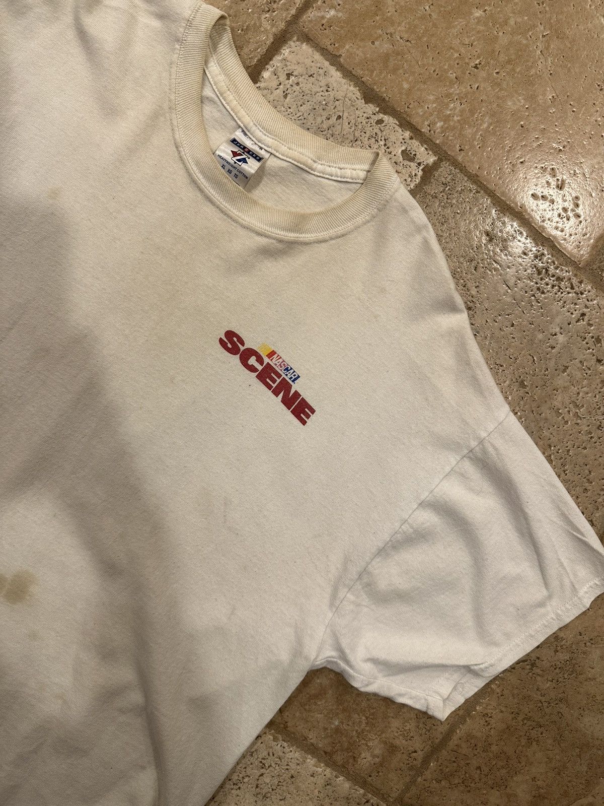 NASCAR Vintage Jeff Gordan Nascar Sports Illustrated White T-Shirt Size US XL / EU 56 / 4 - 6 Thumbnail
