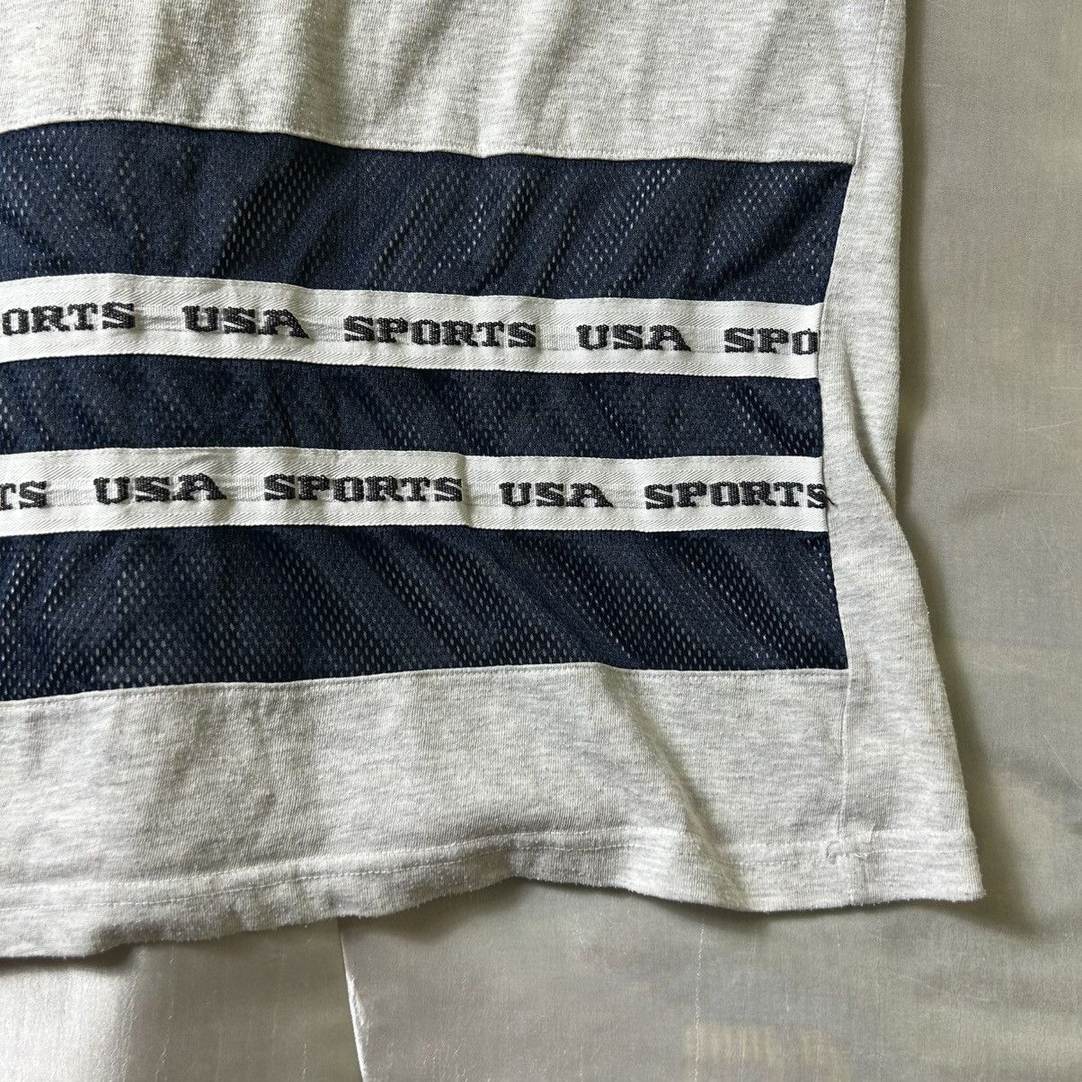 Vintage Vintage USA Sport V-Neck T-Shirt Size US L / EU 52-54 / 3 - 9 Thumbnail