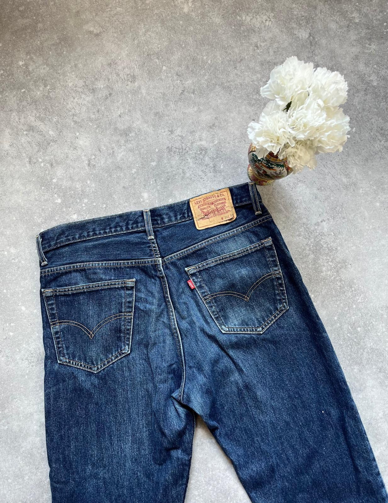 Levi's × Vintage Vintage Levi’s from 1998 Straight Fit Bootcut Spain Usa 90s Size US 34 / EU 50 - 3 Thumbnail