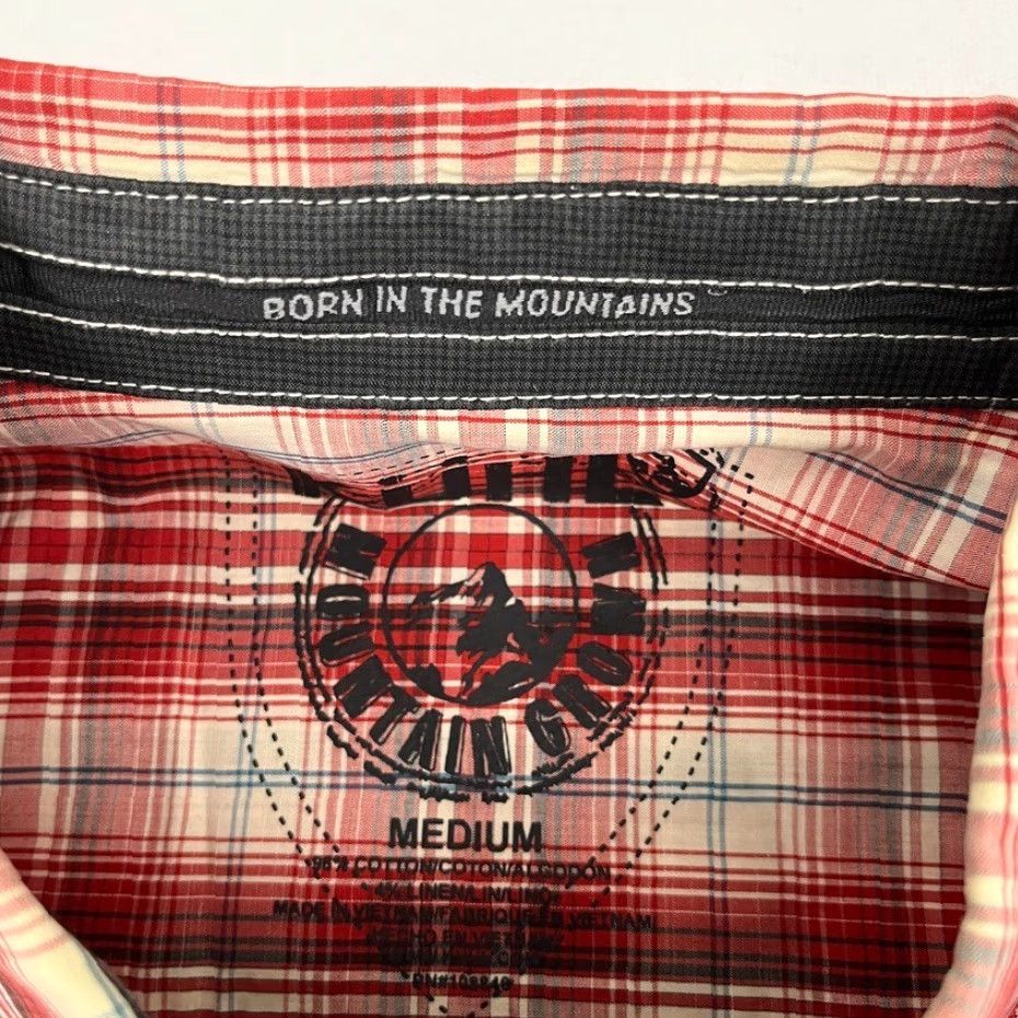 Vintage Kuhl Shirt Mens M Red Plaid Linen Blend Hiking Button-Down Short Sleeve Shirt Size US M / EU 48-50 / 2 - 2 Thumbnail