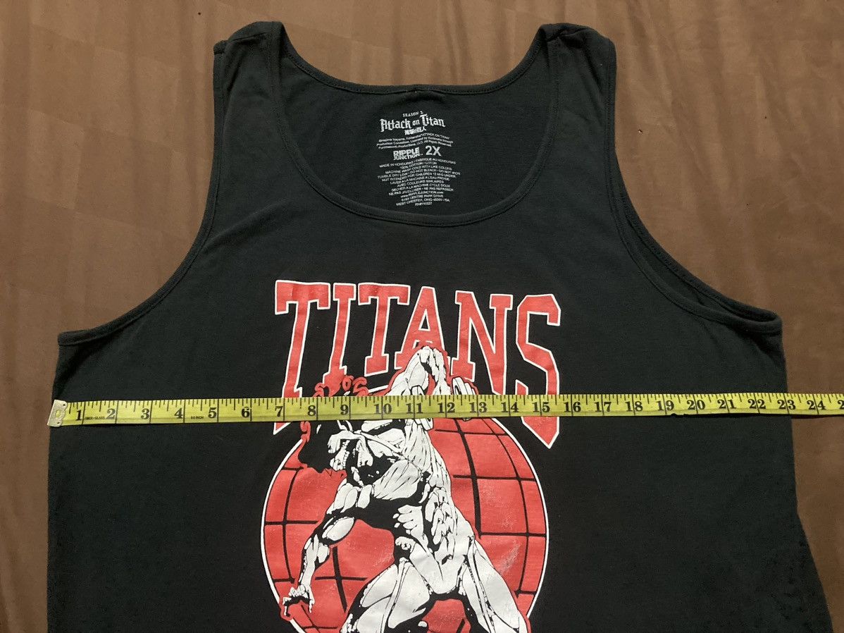 Anime × Ripple Junction Titans Gym Attack On Titan Anime Tank Top Size US XL / EU 56 / 4 - 6 Thumbnail