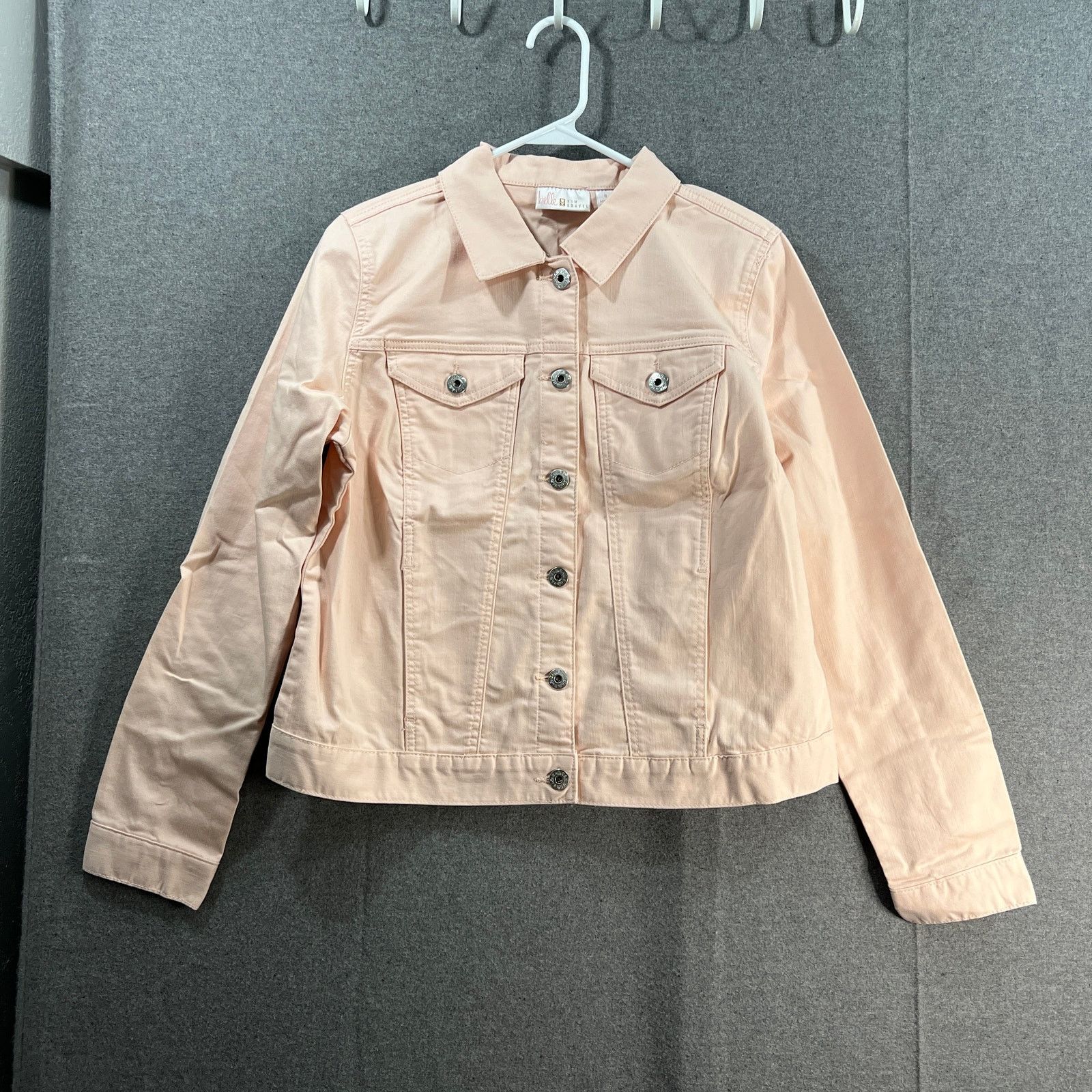 Other Belle by Kim Gravel Classic Jean Jacket Pale Size S / US 4 / IT 40 - 1 Thumbnail
