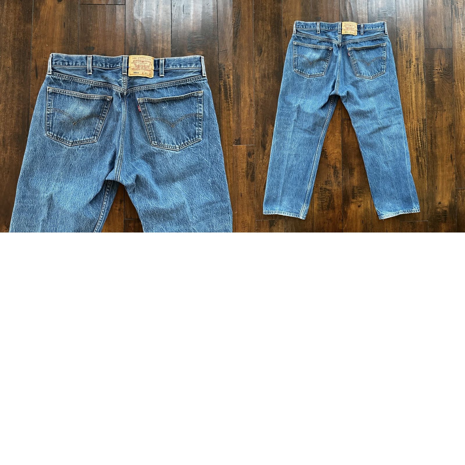 Levi's VINTAGE Levi's 501 XX Jeans Button Fly Light Wash 40x30 Men Regular Blue 90s Straight Denim Mens Size US 40 / EU 56 - 9 Thumbnail