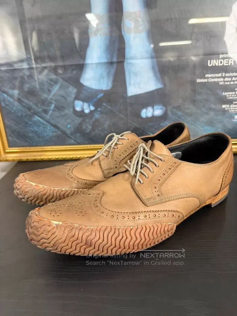 Maison MIHARA YASUHIRO Maison MIHARA YASUHIRO Carved Railing Leather Shoes Size US 6 / EU 39 - 3 Thumbnail