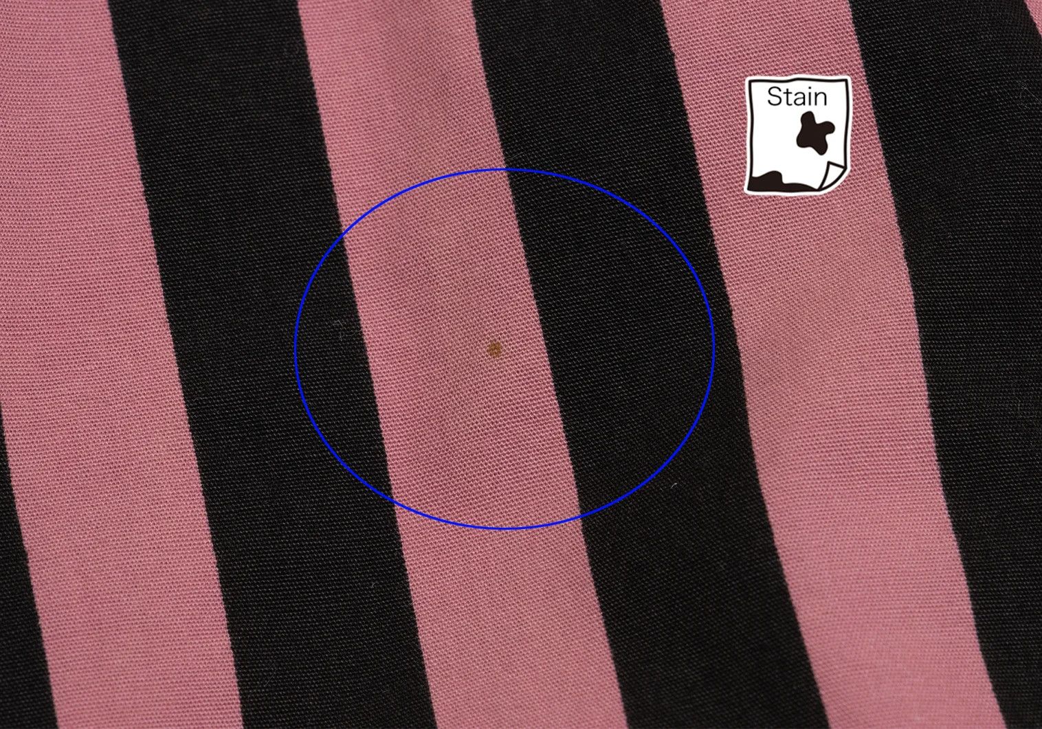 Comme des Garcons Homme Plus Bold Stripe Frill Detail Shirt in Pink and Black, Size M Size US M / EU 48-50 / 2 - 14 Thumbnail