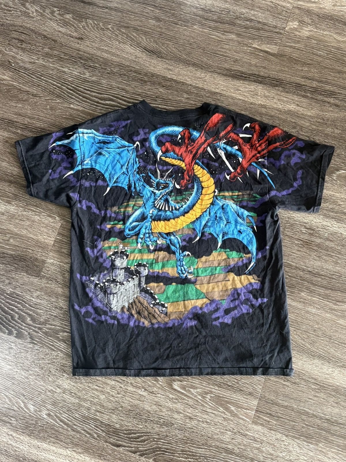 Liquid Blue Liquid blue dragon aop Size US L / EU 52-54 / 3 - 3 Thumbnail