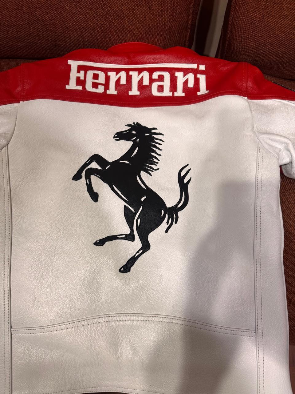 Ferrari × Vintage Vintage Ferrari Leather Jacket Size US L / EU 52-54 / 3 - 7 Thumbnail