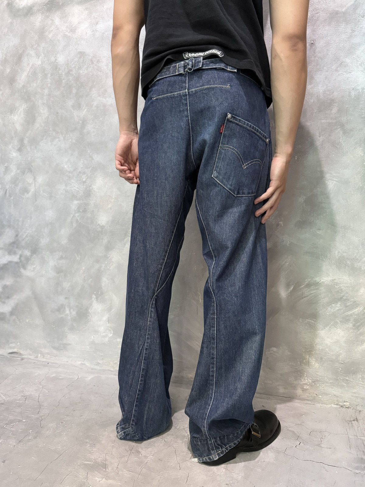Engineered Garments × Levi's Levi’s VTG Engineered Jeans Buckle Back Twisted Seam Nhogirl Size US 30 / EU 46 - 1 Thumbnail