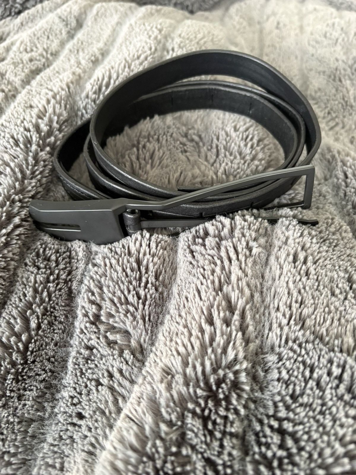 Julius Julius Black Pin Buckle Belt Size ONE SIZE - 1 Thumbnail