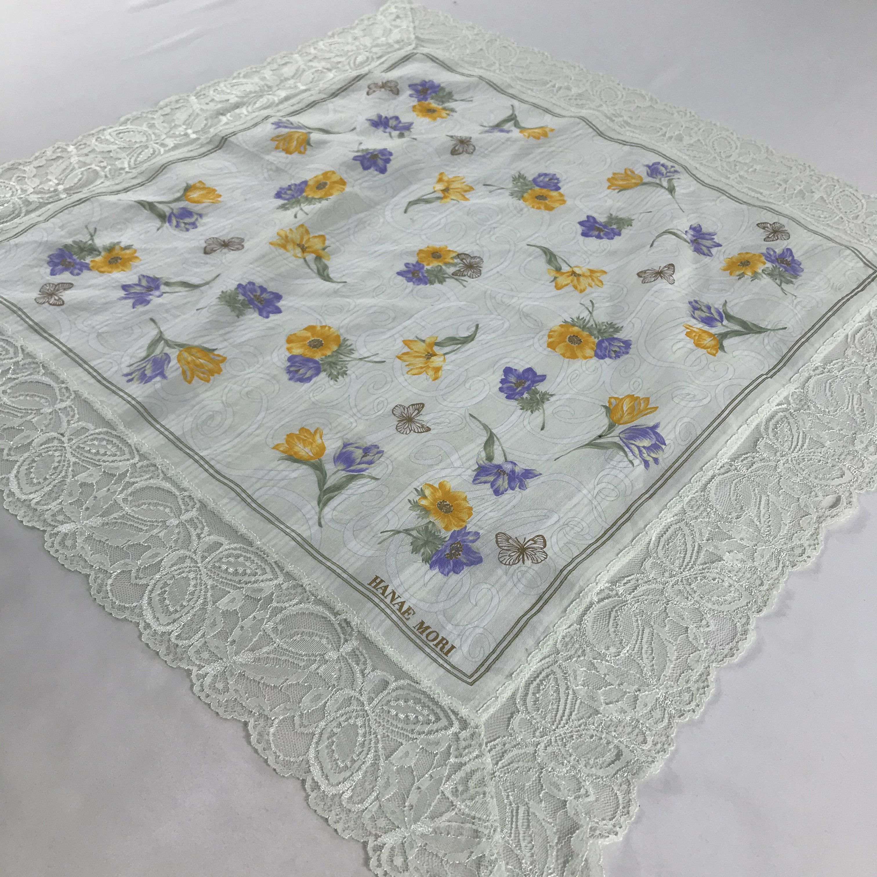 Hanae Mori Hanae Mori Bandana / Handkerchief / Neckerchief - S1891 Size ONE SIZE - 2 Thumbnail