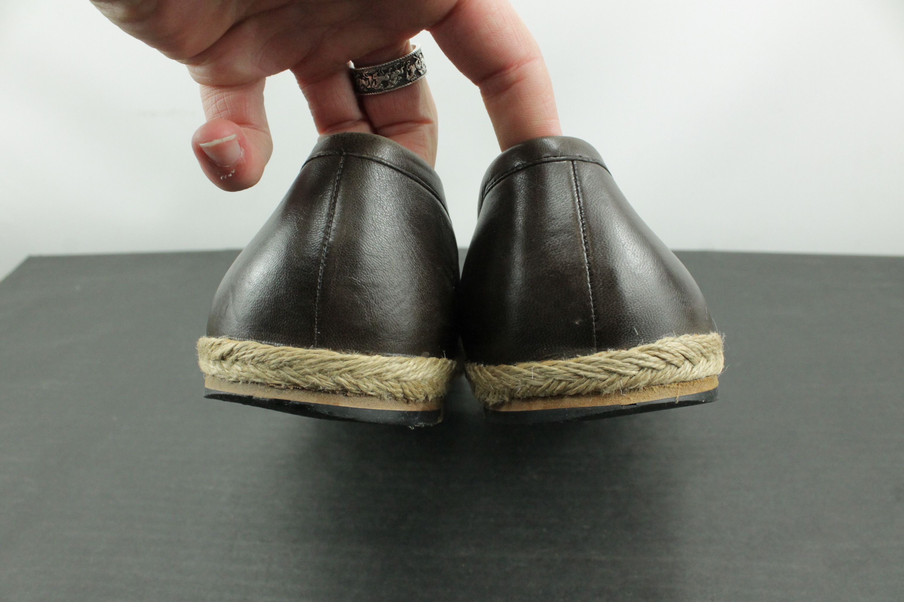 Bally Bally Brown Leather Slip On Espadrilles Shoes Men's 46 Size US 13 / EU 46 - 8 Thumbnail