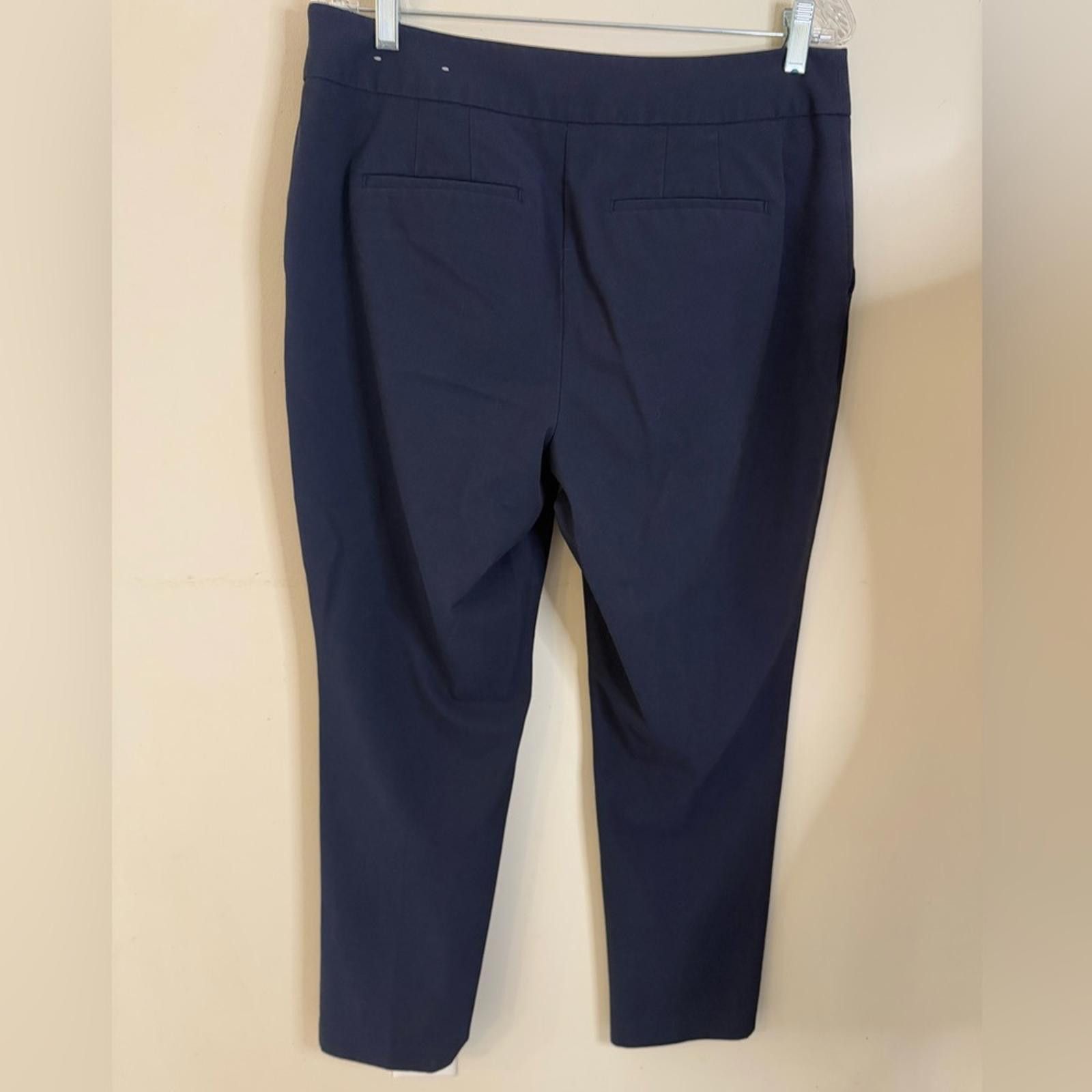 Ann Taylor Ann Taylor dark navy blue ankle trousers SZ 10 Size 32" / US 10 / IT 46 - 2 Thumbnail