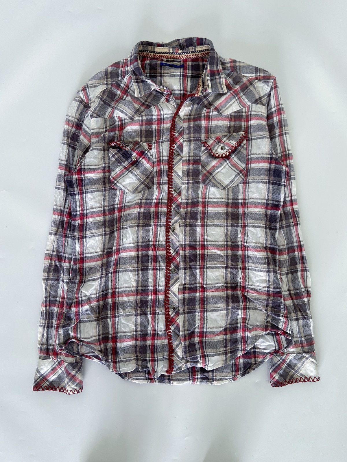 semanticdesign SEMANTICDESIGN PLAID BUTTON DOWN SHIRT Size US L / EU 52-54 / 3 - 1 Thumbnail