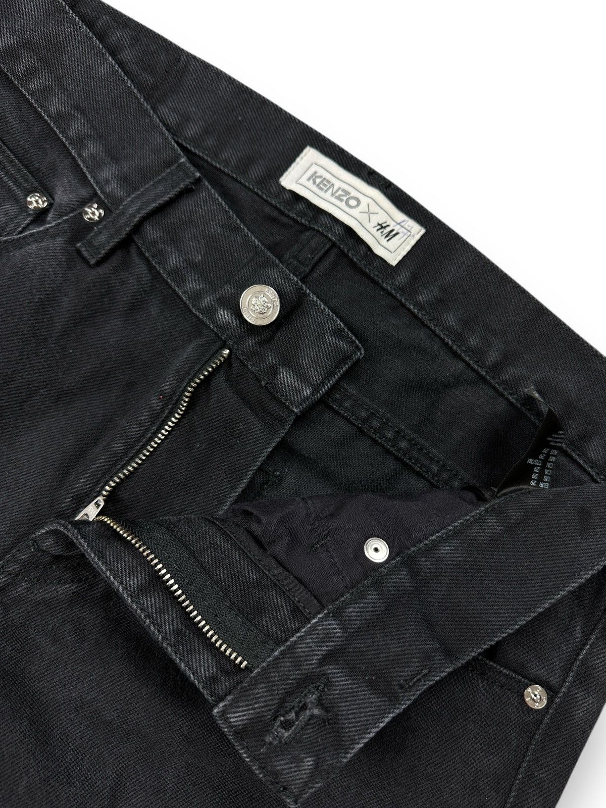 H&M × Kenzo Kenzo x H&M Jungle Black Skinny Jeans Size W29 Size US 29 - 6 Thumbnail