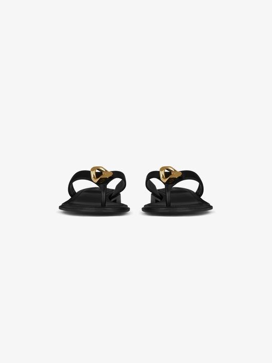 Givenchy o1y0925 Leather Slippers in Black Size US 9 / IT 39 - 4 Thumbnail