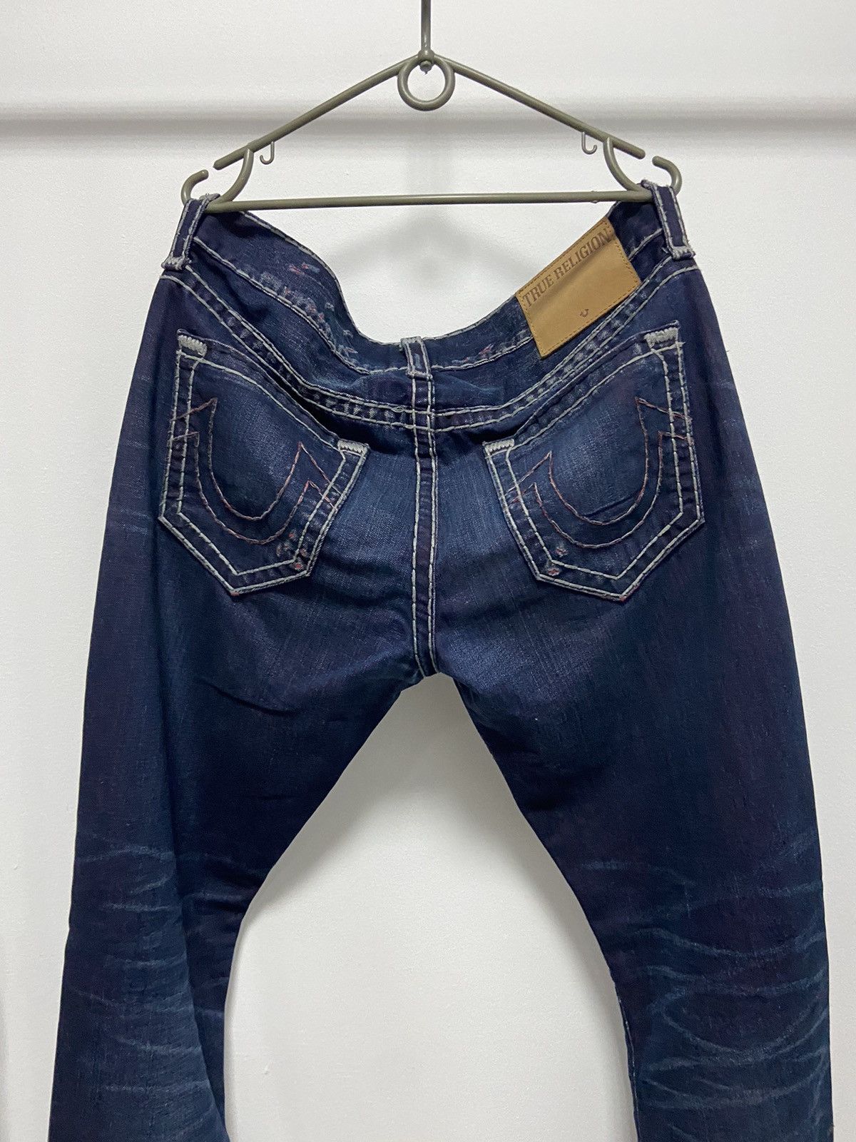 True Religion × Vintage True Religion jeans Pants Selvedge Vintage Y2K Distressed Size US 34 / EU 50 - 3 Thumbnail