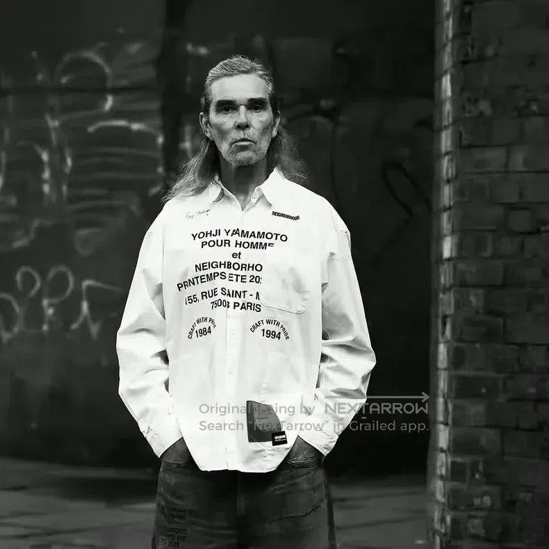 Neighborhood Neighborhood Yamamoto Collaborative Printed Long Sleeve Sh Size US M / EU 48-50 / 2 - 1 Thumbnail