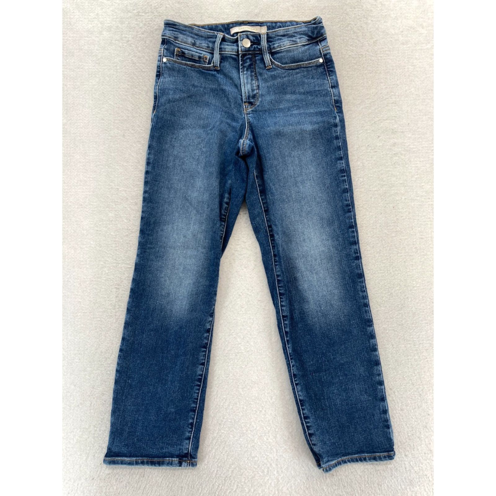 Athleta Athleta Sculptek Jeans Women's 2 Skinny Ankle Medium Wash Blue Stretch Denim Size 42" / US 20 - 2 Thumbnail