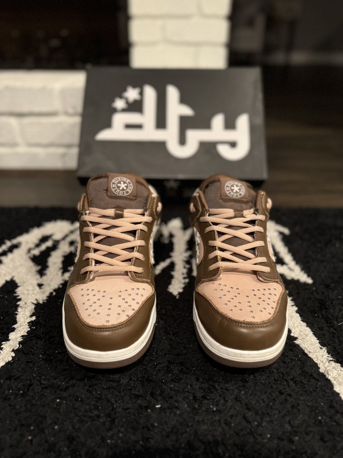 Divide The Youth DIVIDE THE YOUTH ‘STUSSY’ DIVISION DUNKS Size US 11 / EU 44 - 4 Thumbnail