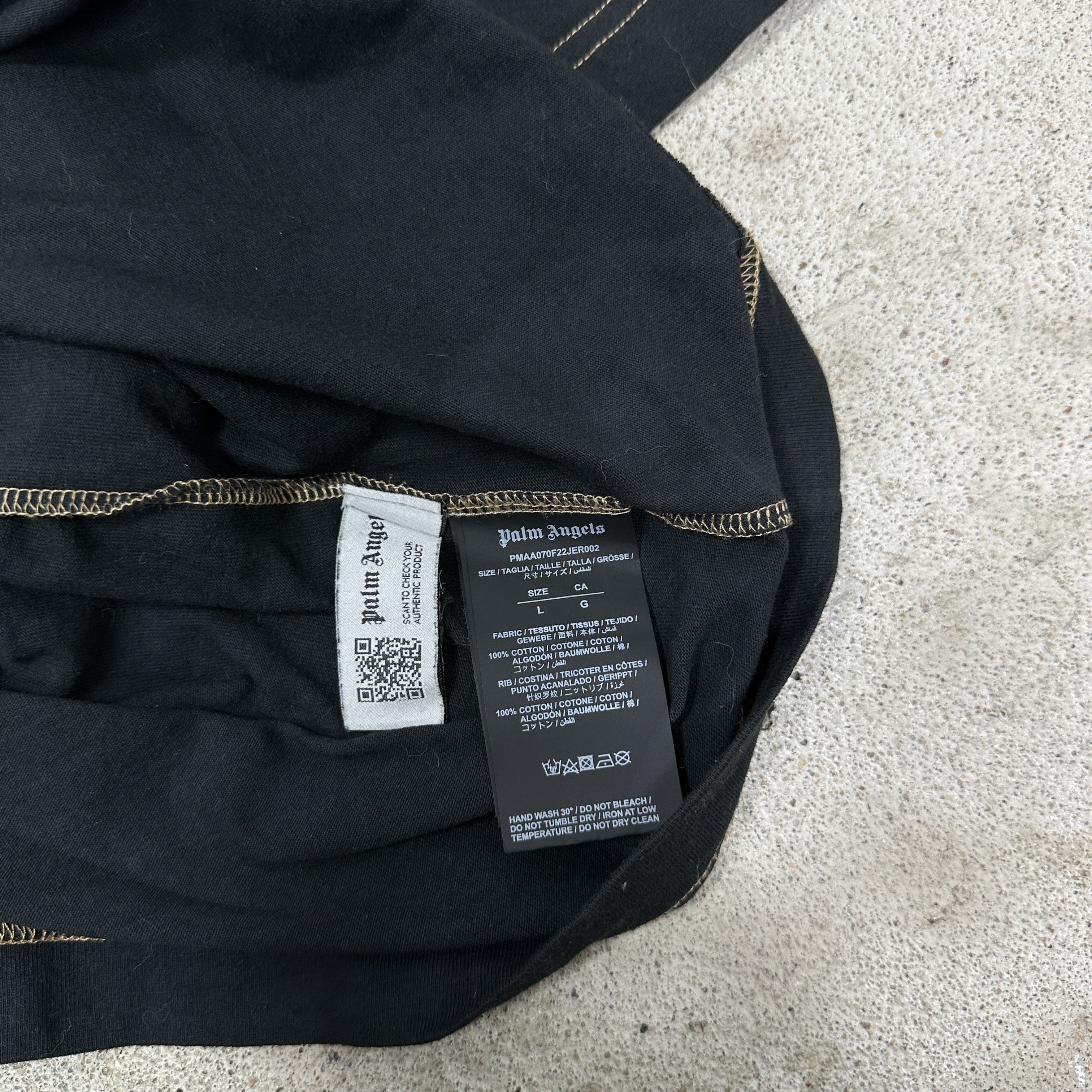 Palm Angels Vintage Streetwear Casual Premium Palm Angels T-shirt Y2K Size US L / EU 52-54 / 3 - 8 Thumbnail