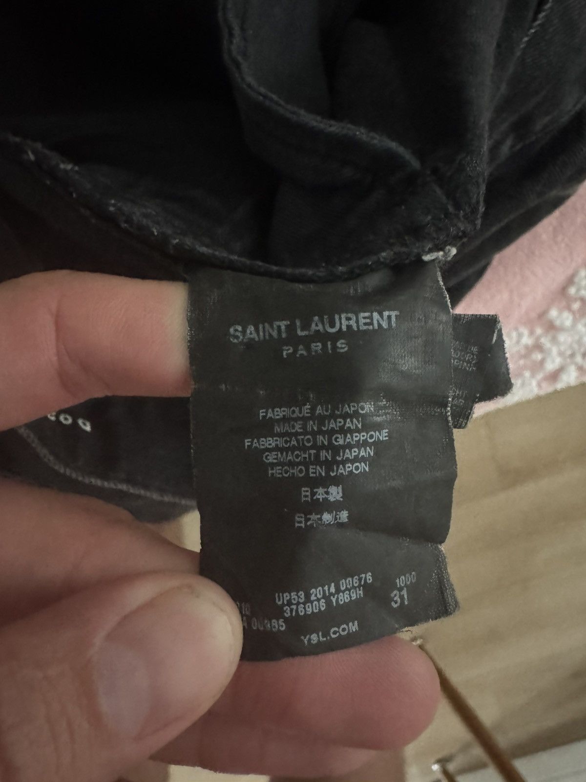 Saint Laurent Paris Hedi raw hem d02 Size US 31 - 3 Thumbnail