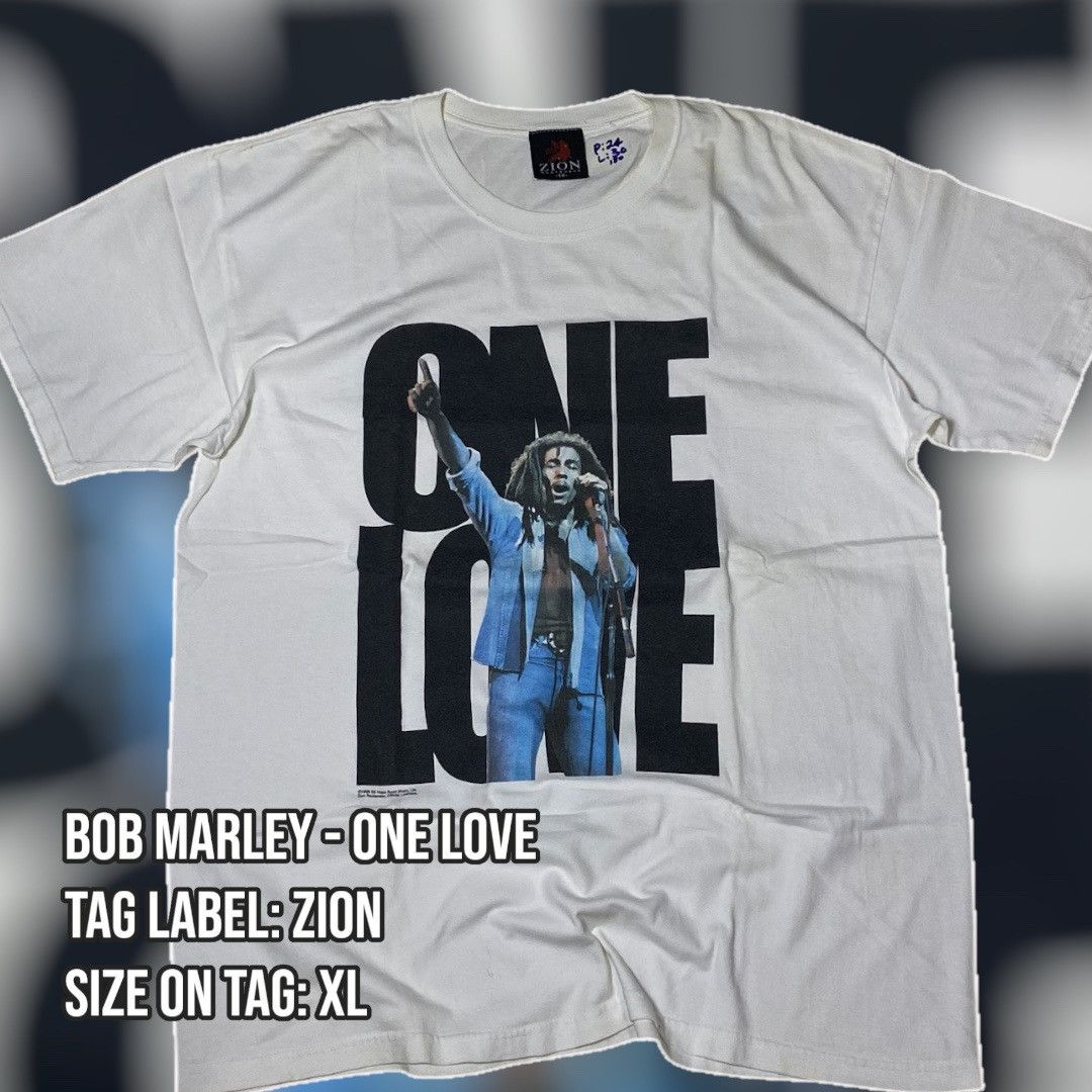 Band Tees × Zion Rootswear Bob Marley - One Love Band Tee Size US XL / EU 56 / 4 - 1 Thumbnail