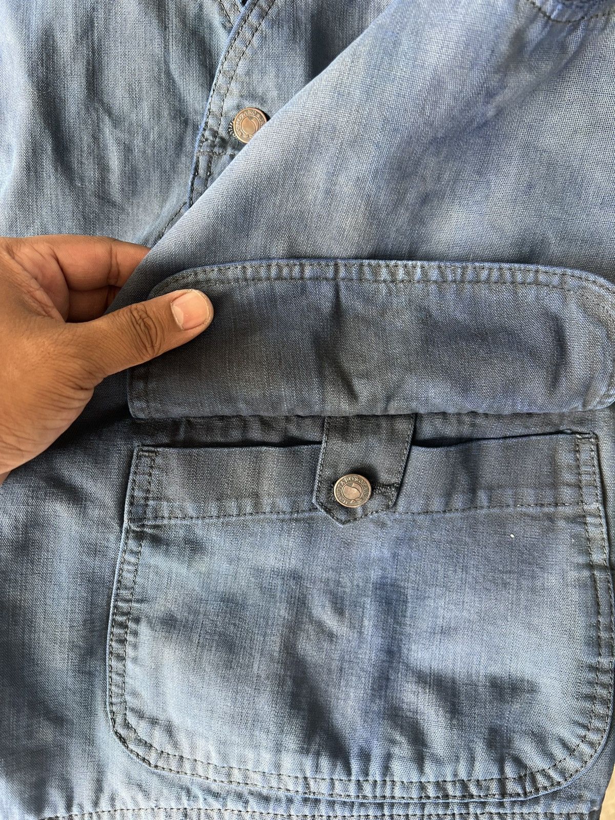 Momotaro Jeans Vintage Distressed Momotaro Denim Vest Jacket Size US M / EU 48-50 / 2 - 8 Thumbnail