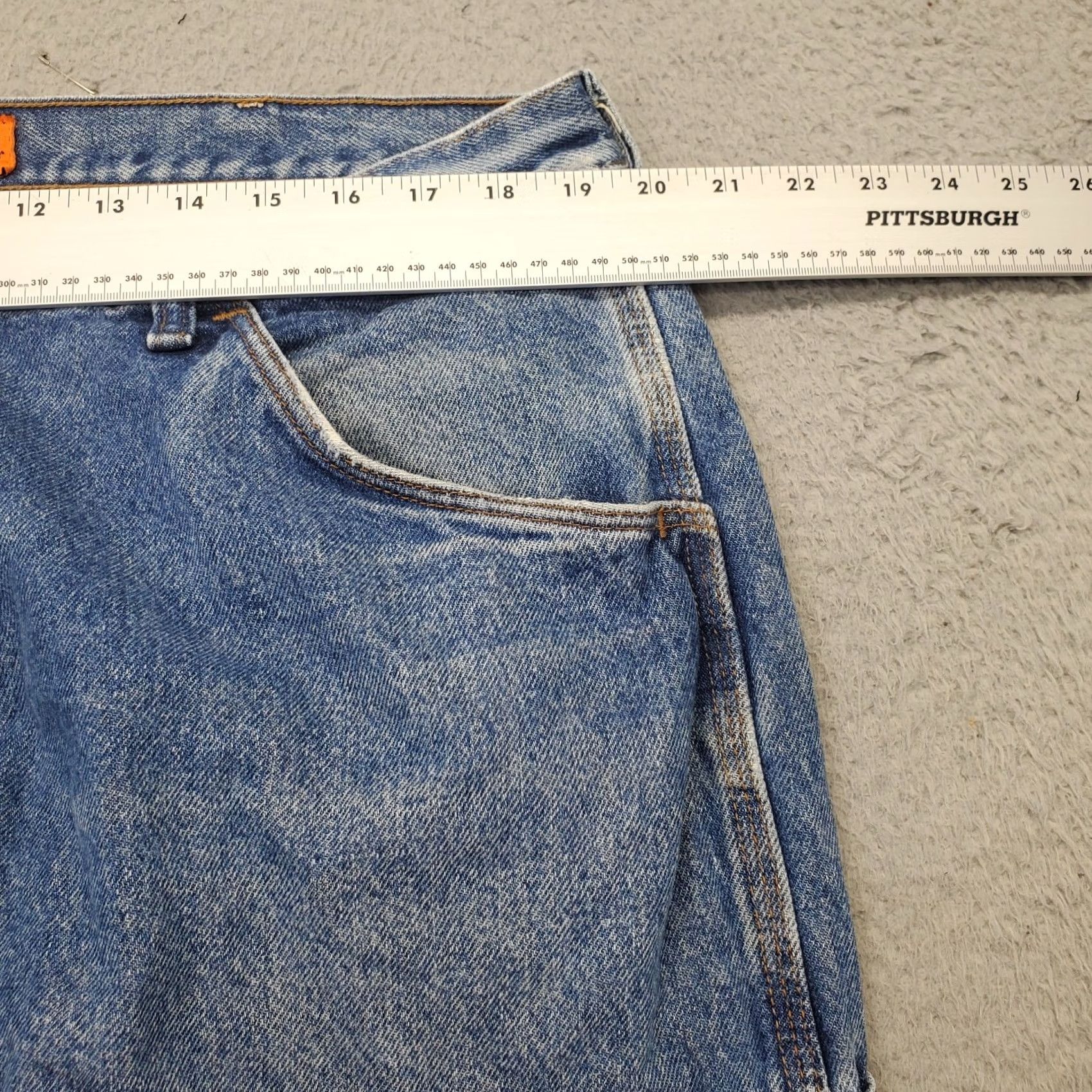 Wrangler Wrangler Mens Jeans 40x30 Blue Denim Riggs Workwear High Rise FR3W020 Size US 40 / EU 56 - 4 Thumbnail