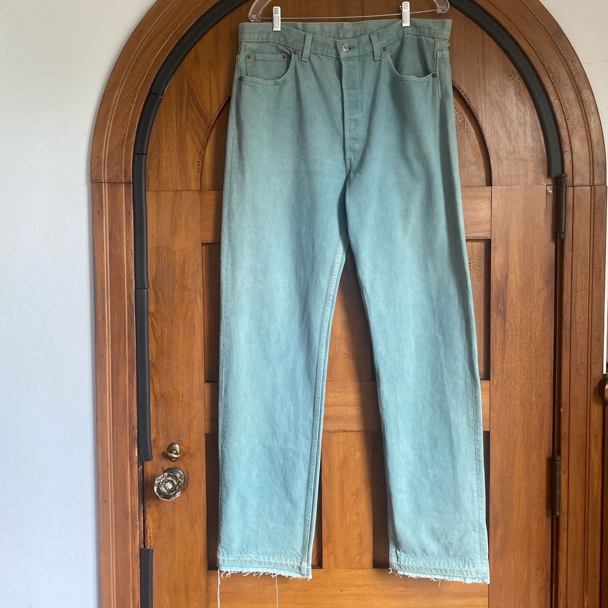 Levi's × Vintage Vintage Levi’s 501 in seafoam 80s-90s Size US 38 / EU 54 - 1 Thumbnail