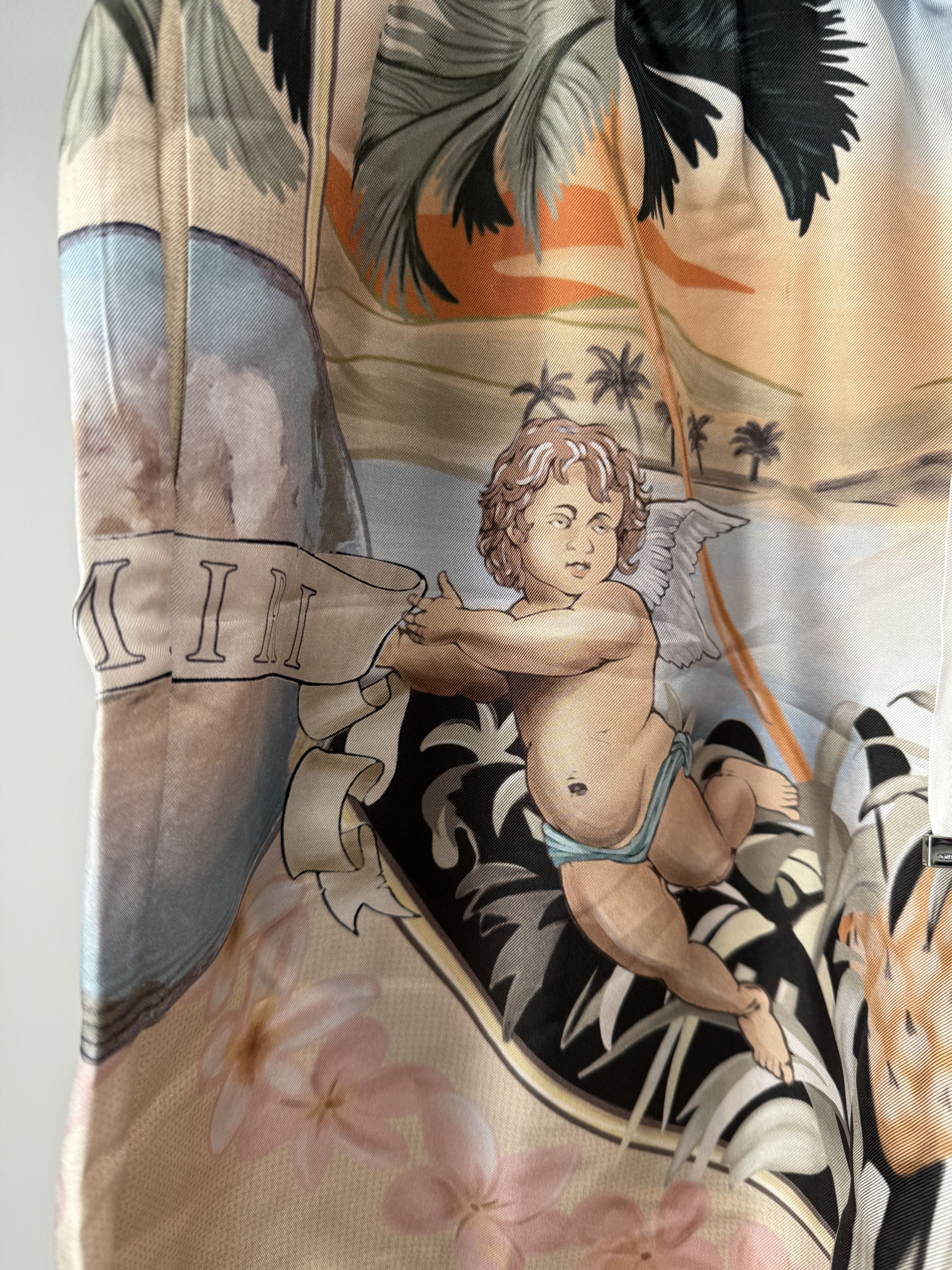 Amiri Amiri Silk Cherub Drawstring Shorts - 2XL Size US 38 / EU 54 - 4 Thumbnail