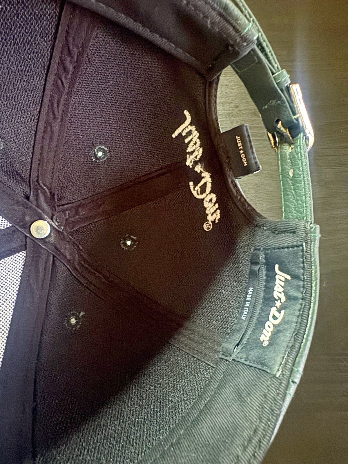 Just Don Just Don Leather strap back Size ONE SIZE - 6 Thumbnail