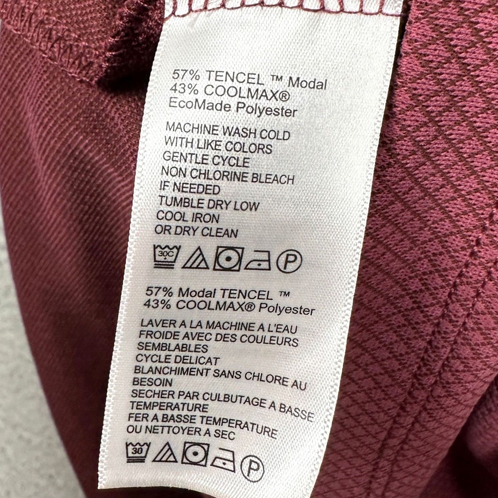 Tommy Bahama VINTAGE Tommy Bahama IslandZone Polo Shirt Mens L Burgundy Maroon Micro Diamond Embroidered Logo Short Sleeve Casual Golf Travel Beach Size US L / EU 52-54 / 3 - 6 Thumbnail