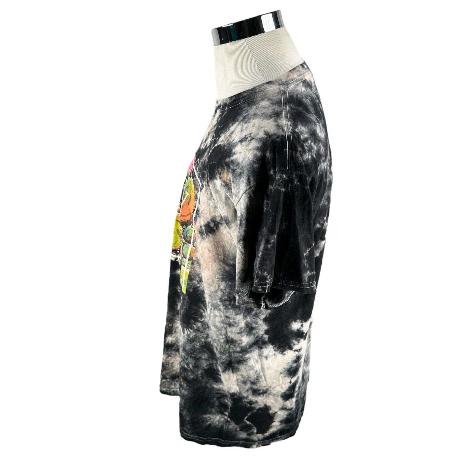 The Unbranded Brand Vintage Trippy T-Shirt M Black Hippie Tie Dye Graphic Crew Size US M / EU 48-50 / 2 - 4 Thumbnail
